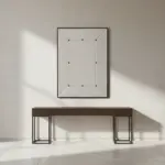 Zentique - Iron Paneled Mirror