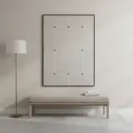 Zentique - Iron Paneled Mirror