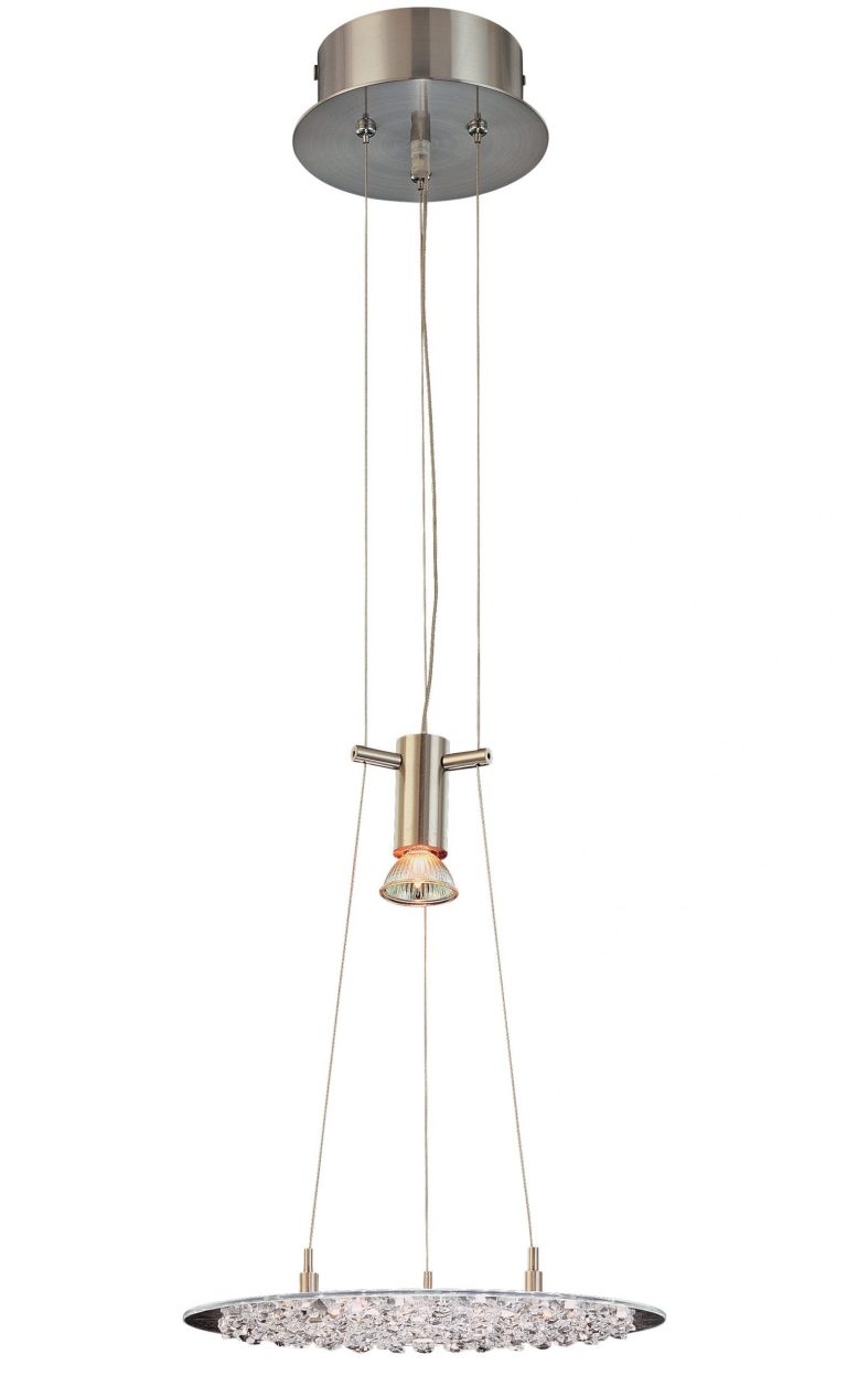 Crystal Lake-16063 SN CP - Pendant-1 Lights