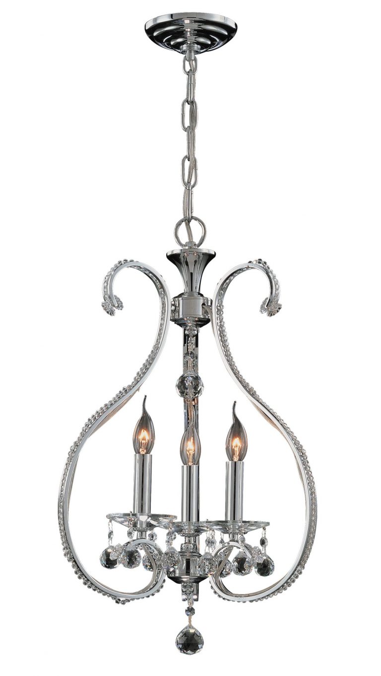 Kennsington-16093 CH CP - Pendant-3 Lights