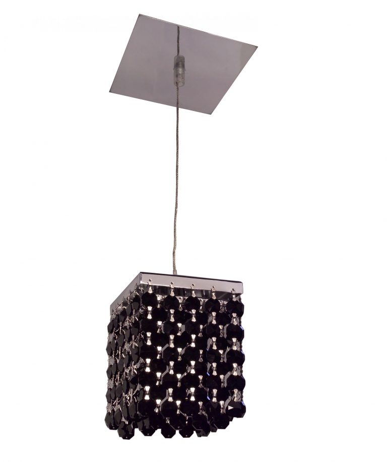 Bedazzle-16101 BLK - Pendant-1 Lights