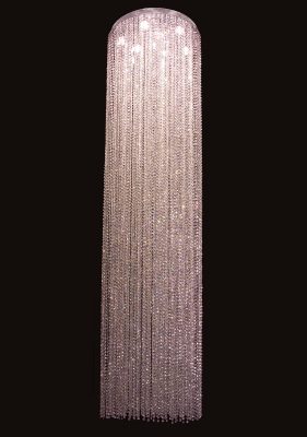 Crystal Rain-16141-144 CP - Chandelier/Flush-10 Lights