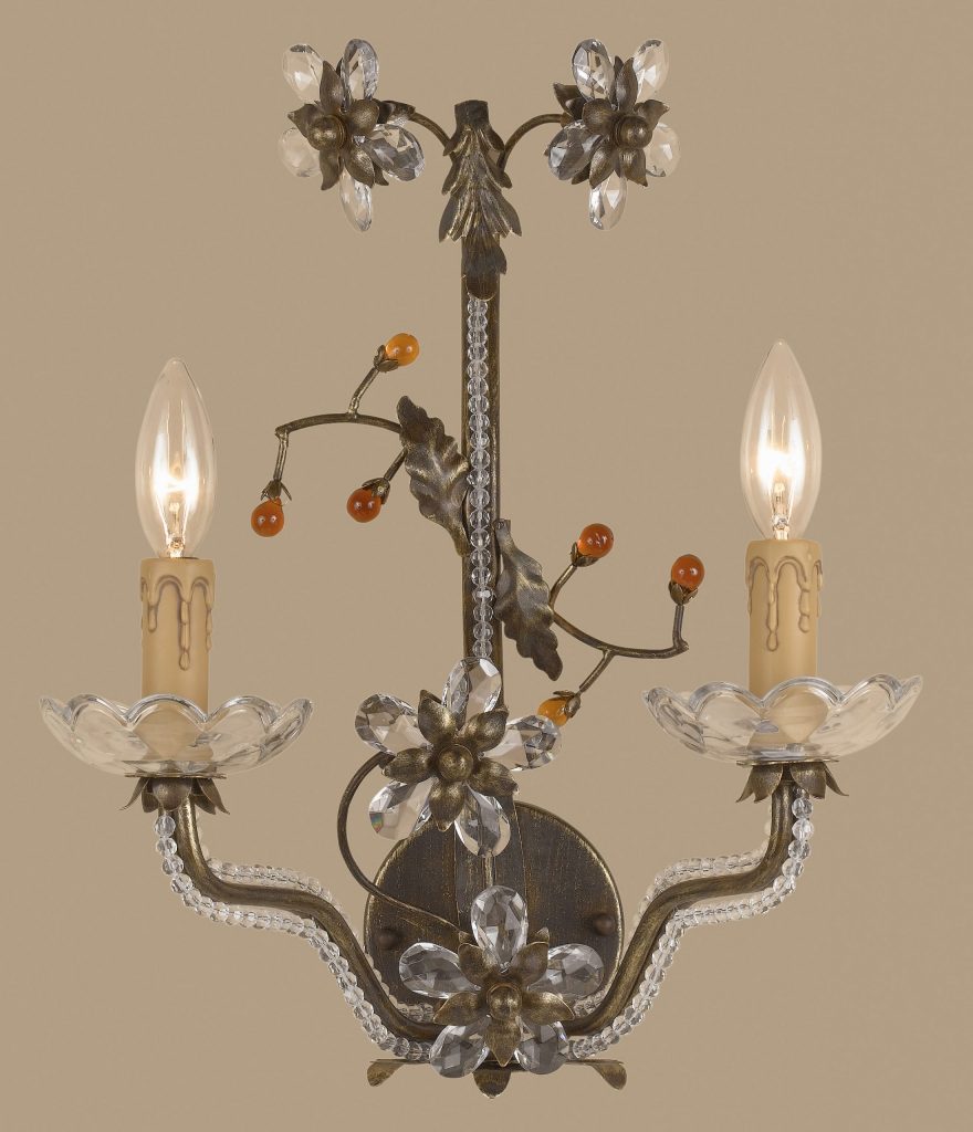 Bella Uva-3742 EBG - Sconce/WallBracket-2 Lights