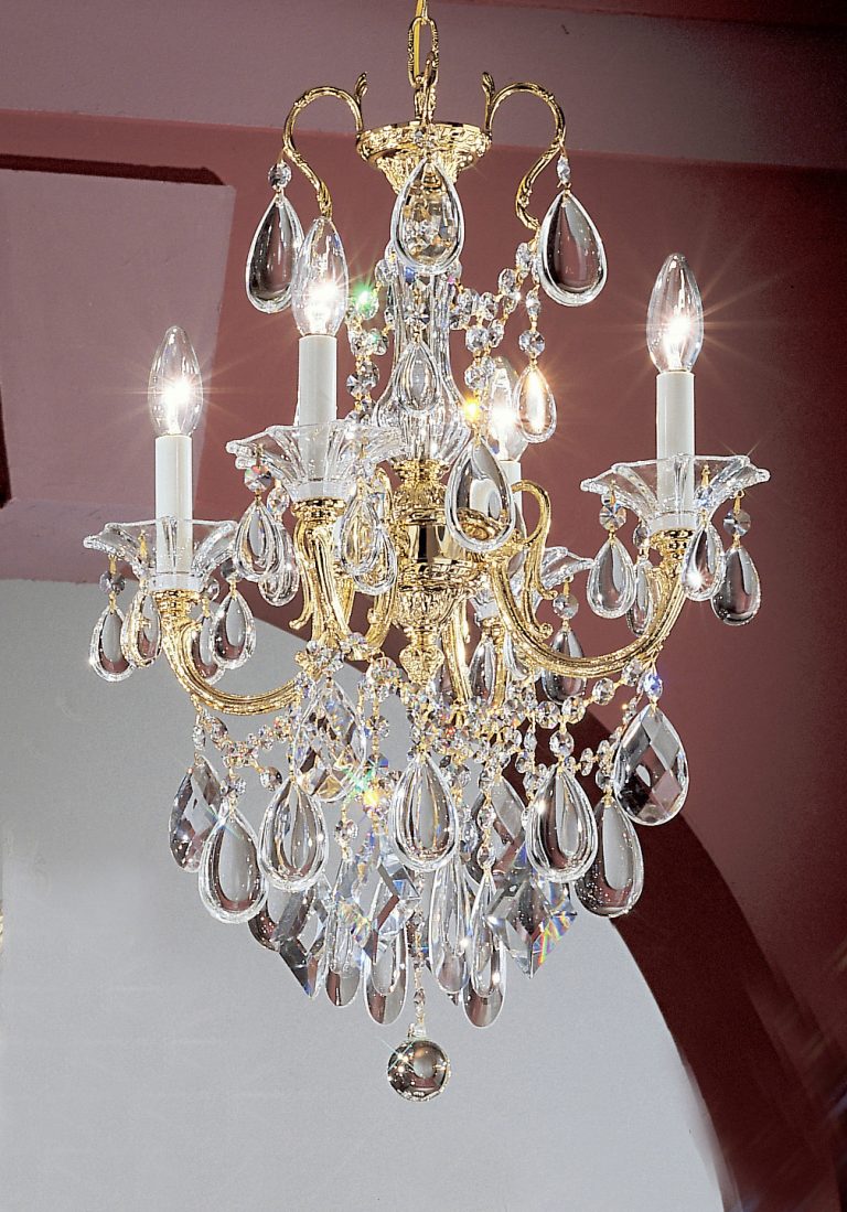 Via Venteo-57004 G C - Mini-Chandelier-4 Lights