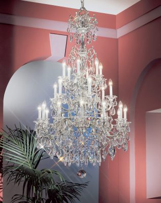 Via Venteo-57024 SS C - Chandelier-24 Lights