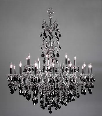 Via Venteo-57025 MS CBK - Chandelier-24 Lights