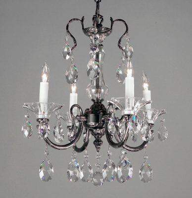 Via Lombardi-57054 EP CP - Mini-Chandelier-4 Lights
