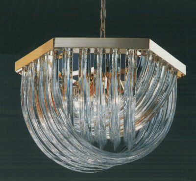 Murano Glass Rods-57065 - Chandelier-10 Lights
