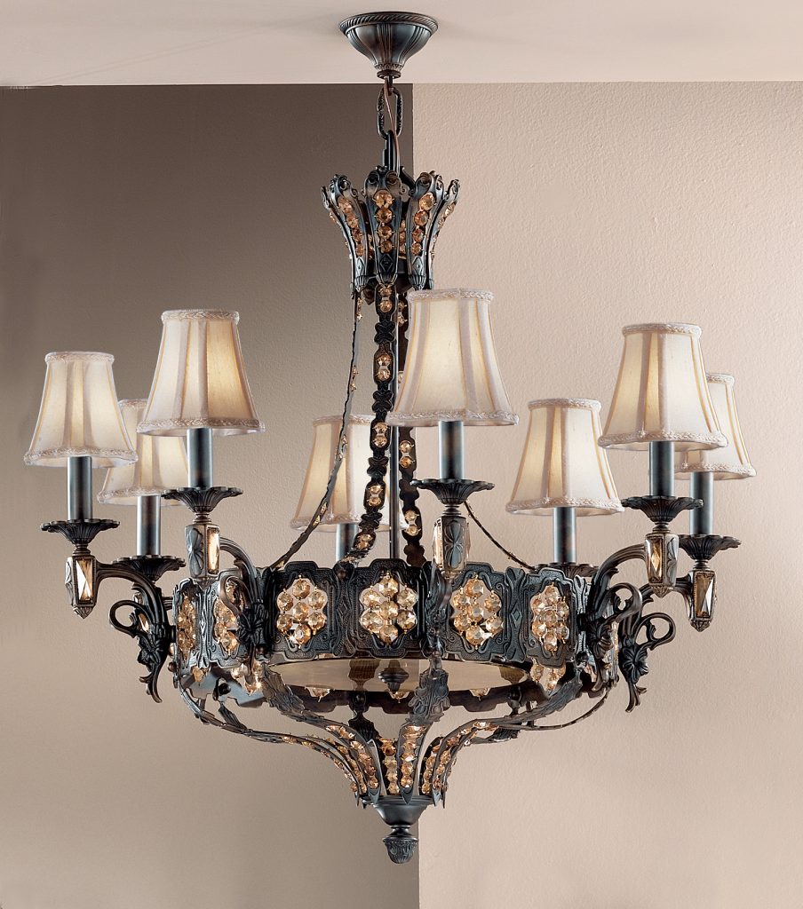 Castillio de Bronce-57338 AGB AI - Chandelier-12 Lights
