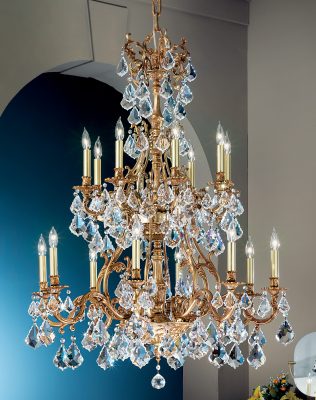 Majestic-57347 FG CP - Chandelier-16 Lights