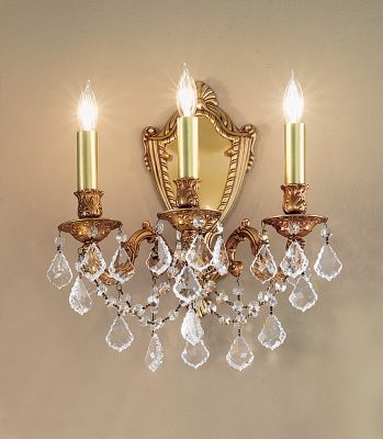 Chateau Imperial-57383 FG CP - Sconce/WallBracket-3 Lights