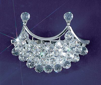 Solitaire-69772 CH CP - Sconce/WallBracket-2 Lights