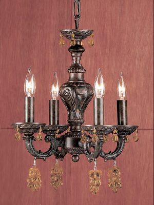 Gabrielle-8334 EB GCA - Mini-Chandelier-4 Lights