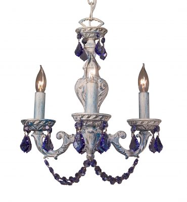 Gabrielle Color-8335 BLU SAP - Mini-Chandelier-4 Lights