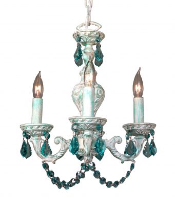 Gabrielle Color-8335 GRN AG - Mini-Chandelier-4 Lights
