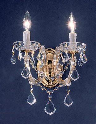 Rialto Traditional-8342 GP CP - Sconce/WallBracket-2 Lights