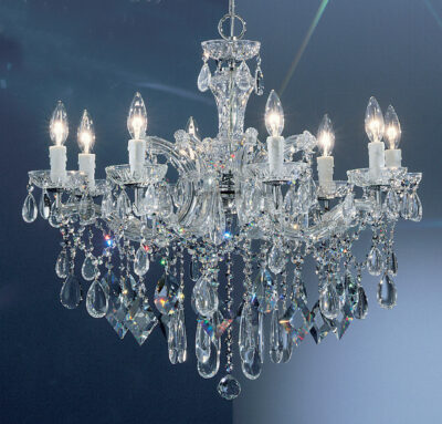 Rialto Contemporary-8358 CH C - Chandelier-8 Lights