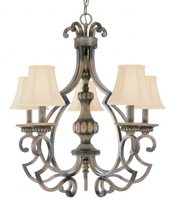 Westchester-92705 HRW - Chandelier-5 Lights