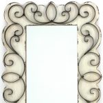 Homeroots - 33" White Wood Framed Accent Mirror - Image 3