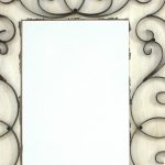 Homeroots - 33" White Wood Framed Accent Mirror - Image 4