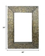 Homeroots - Bronze Rectangle Accent Metal Mirror - Image 5