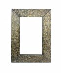 Homeroots - Bronze Rectangle Accent Metal Mirror