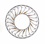 Homeroots - Bronze Round Accent Metal Mirror - Image 2