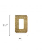 Homeroots - 28" Gold Metal Framed Accent Mirror - Image 5