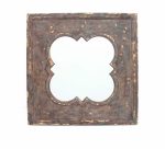 Homeroots - 36" Bronze Square Wood Framed Accent Mirror