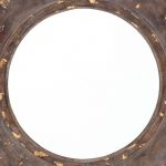 Homeroots - 24" Bronze Hexagon Distressed Wood Framed Accent Mirror - Image 4