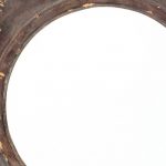 Homeroots - 24" Bronze Hexagon Distressed Wood Framed Accent Mirror - Image 5