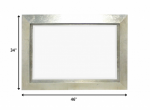 Homeroots - Silver Rectangle Accent Metal Mirror - Image 5