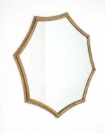 Homeroots - 33" Gold Octagon Metal Framed Accent Mirror - Image 3