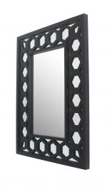 Homeroots - Black Square Accent Mirror