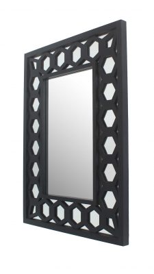 Homeroots - Black Square Accent Mirror