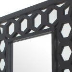 Homeroots - Black Square Accent Mirror - Image 4