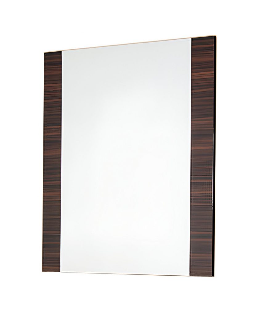 Homeroots - 45" Ebony Wood Framed Accent Mirror