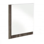 Homeroots - 41" Ebony Wood Framed Mounted Dresser Mirror