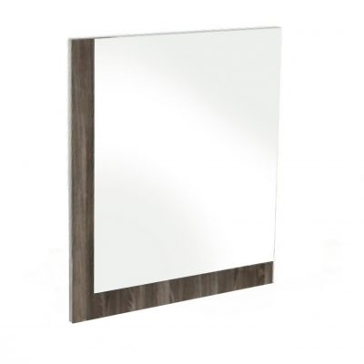 Homeroots - 41" Ebony Wood Framed Mounted Dresser Mirror