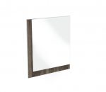Homeroots - 41" Gray Wood Framed Mounted Dresser Mirror