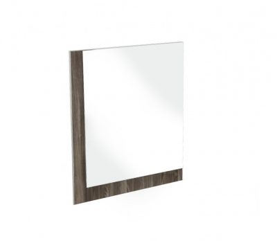 Homeroots - 41" Gray Wood Framed Mounted Dresser Mirror