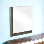 Homeroots - 41" Gray Wood Framed Mounted Dresser Mirror - Image 2