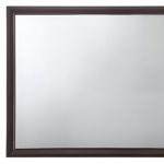 Homeroots - 35" Espresso Wood Mounted Dresser Mirror - Image 4