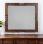 Homeroots - Reclaimed Oak Finish Rectangular Mirror