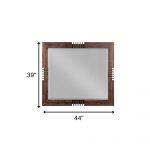 Homeroots - Reclaimed Oak Finish Rectangular Mirror - Image 6