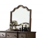 Homeroots - Distressed Grey Finish Beveled Wall Mirror - Image 2