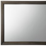 Homeroots - 35" Gray Oak Framed Accent Mirror - Image 3