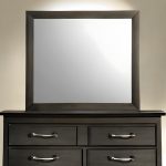 Homeroots - 35" Gray Oak Framed Accent Mirror - Image 2
