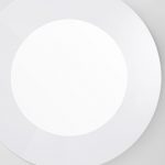 Homeroots - 40" White Round Wood Framed Accent Mirror - Image 5