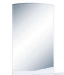 Homeroots - 43" Exquisite White High Gloss Mirror